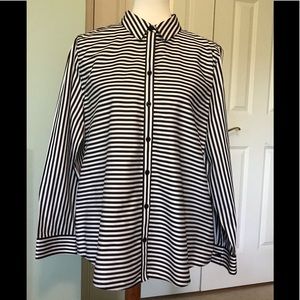 Chico Effortless Horizontal Stripe Shirt